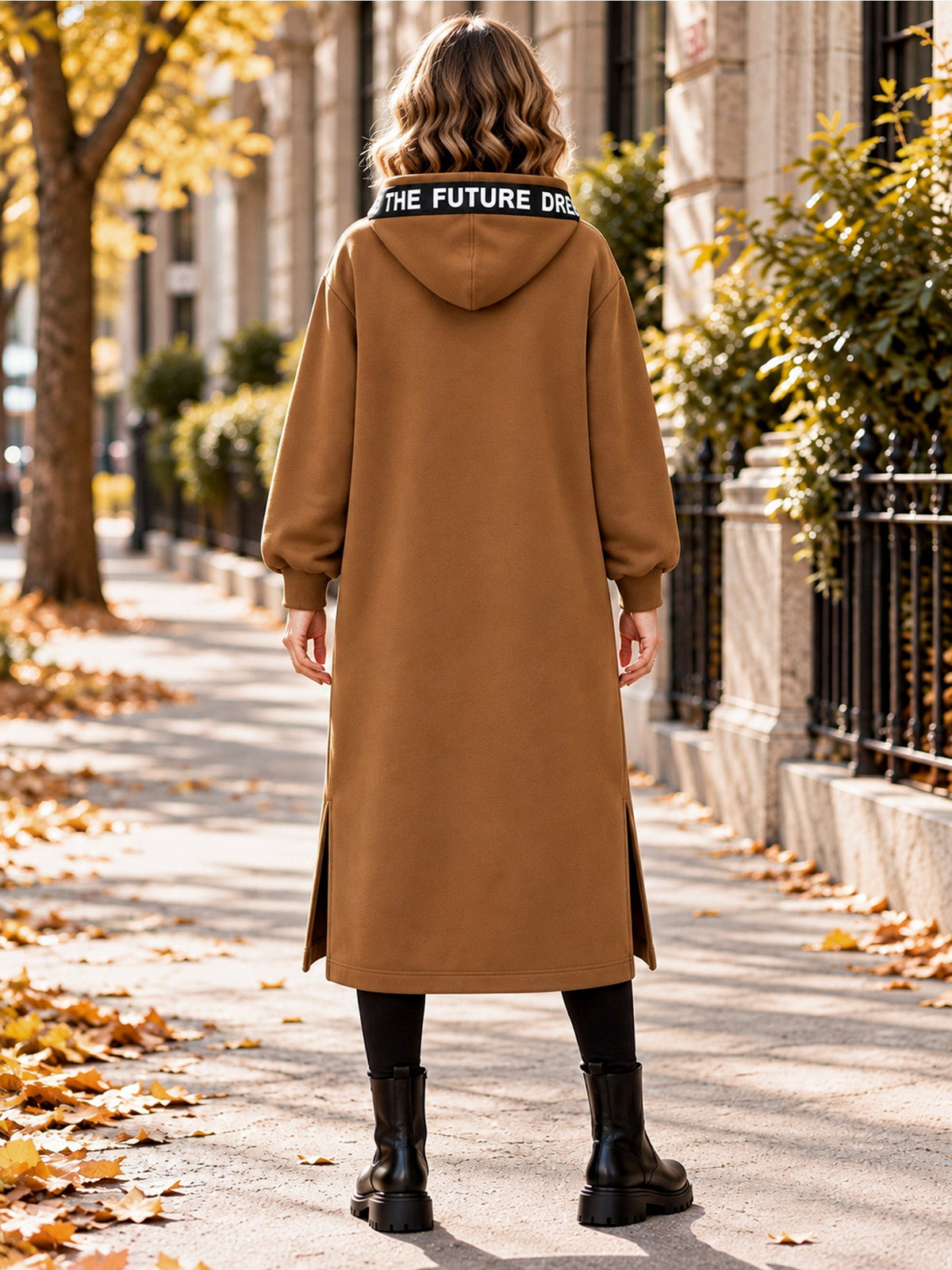 Beryl Long Hooded Zip Coat