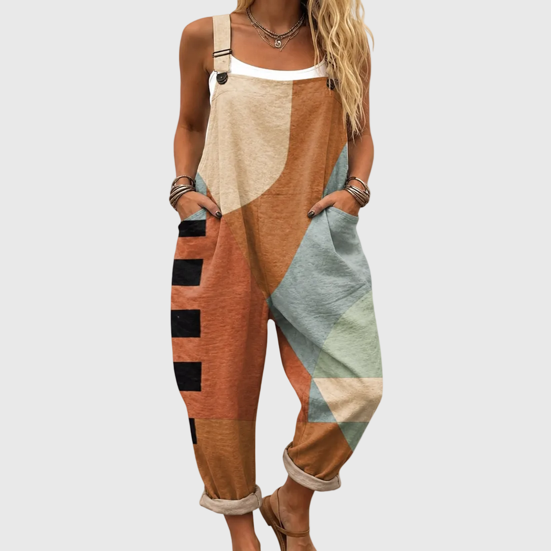 MODERN PATCH JUMPSUIT