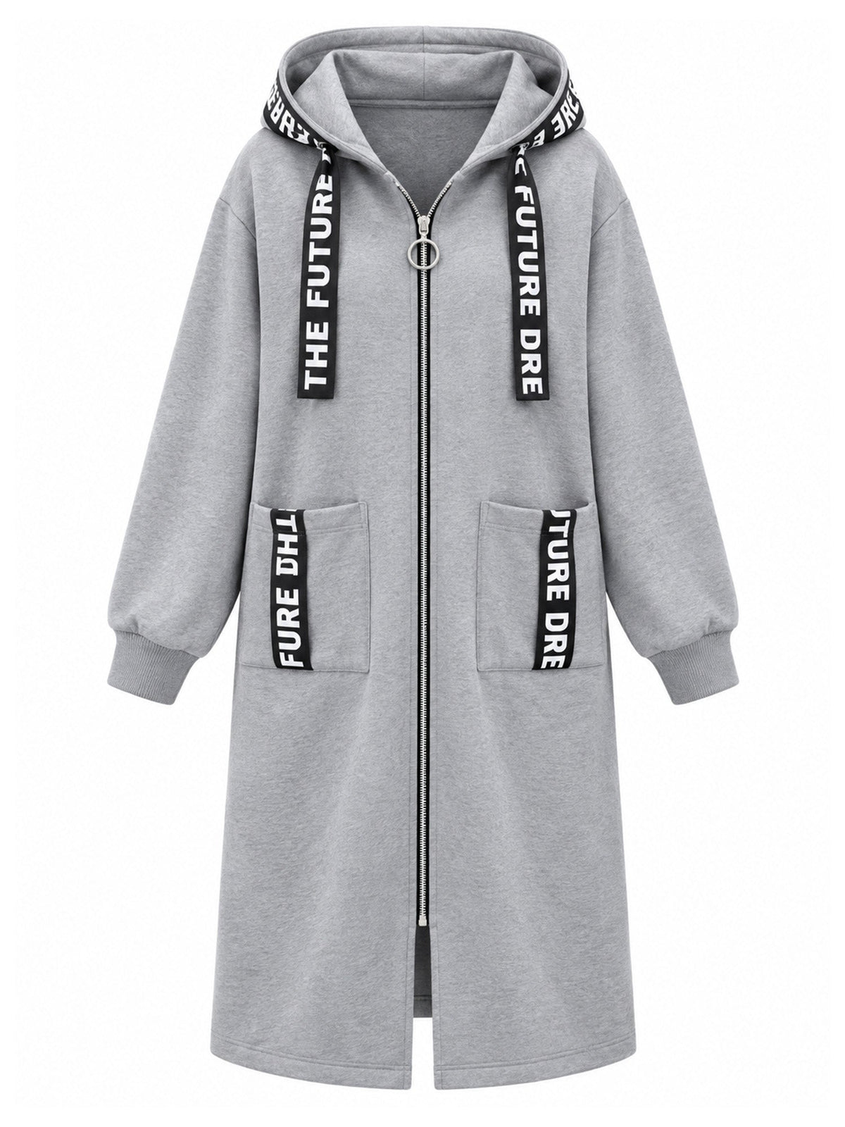 Beryl Long Hooded Zip Coat