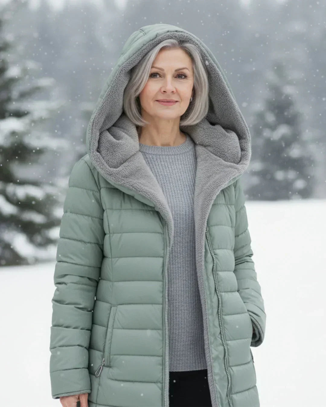Eleanor™ | Cosy Hooded Winter Coat