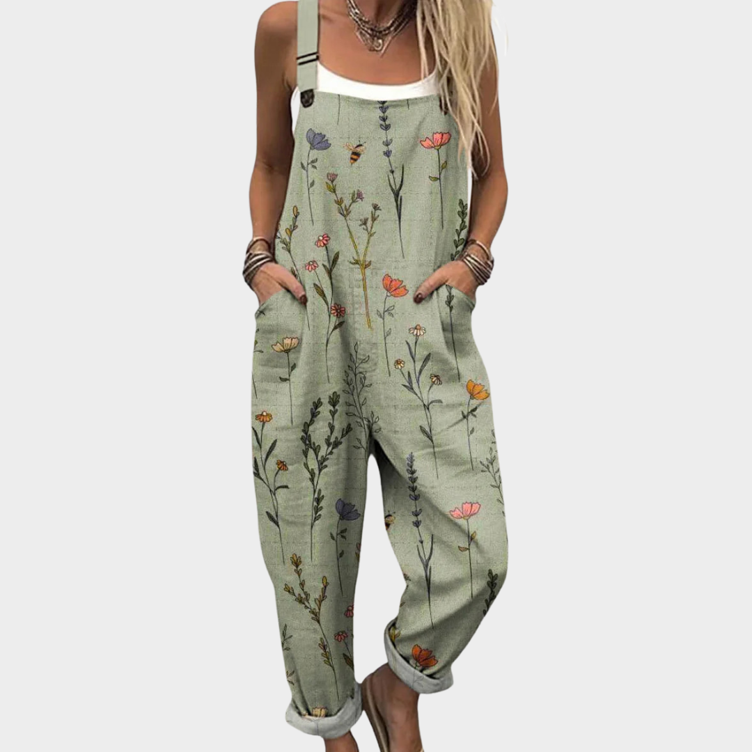 Maisie | Meadow Bloom Relaxed Dungarees