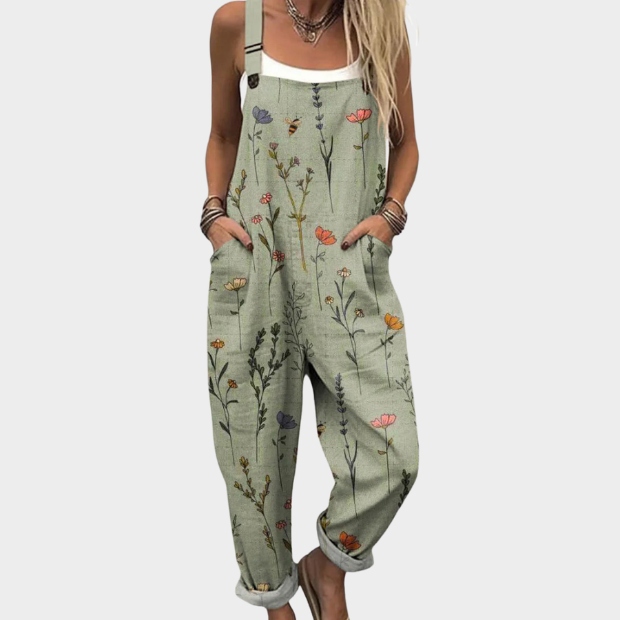 Maisie | Meadow Bloom Relaxed Dungarees