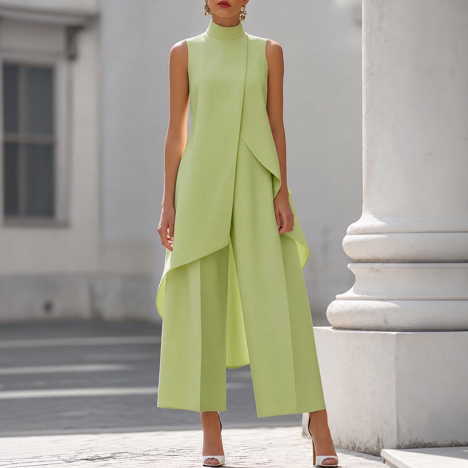 Vivienne™ | Graceful Layered Trouser Set