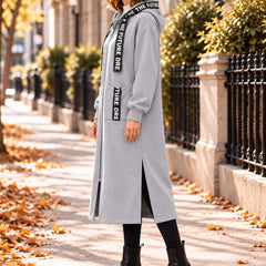 Beryl Long Hooded Zip Coat