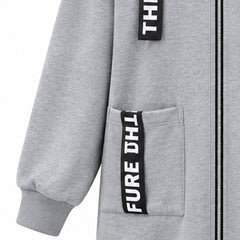 Beryl Long Hooded Zip Coat