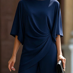 Cynthia Draped Wide-Leg Occasion Set