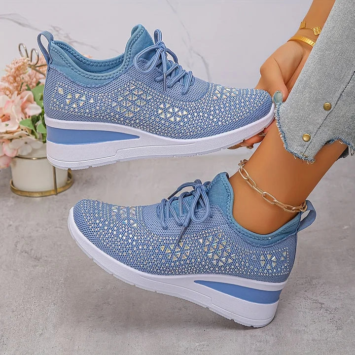 Assina | Baskets confort avec détails strass