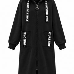 Beryl Long Hooded Zip Coat