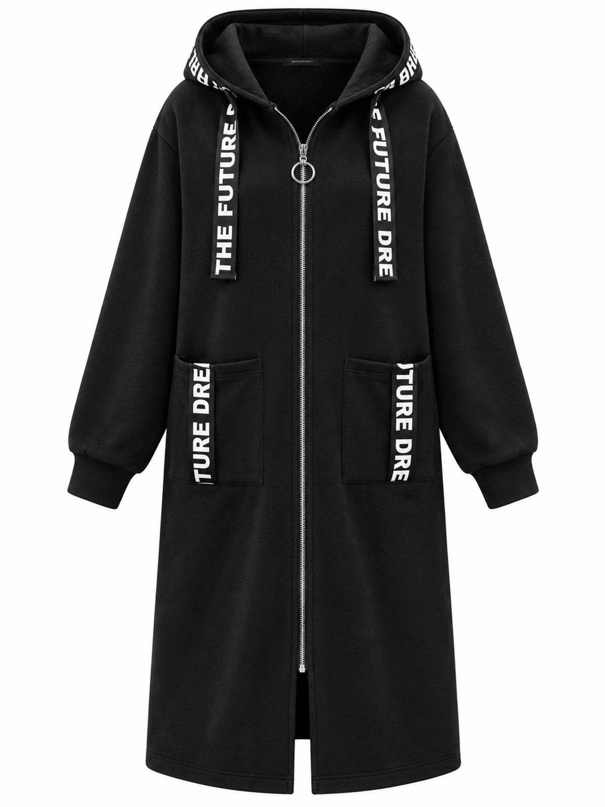 Beryl Long Hooded Zip Coat