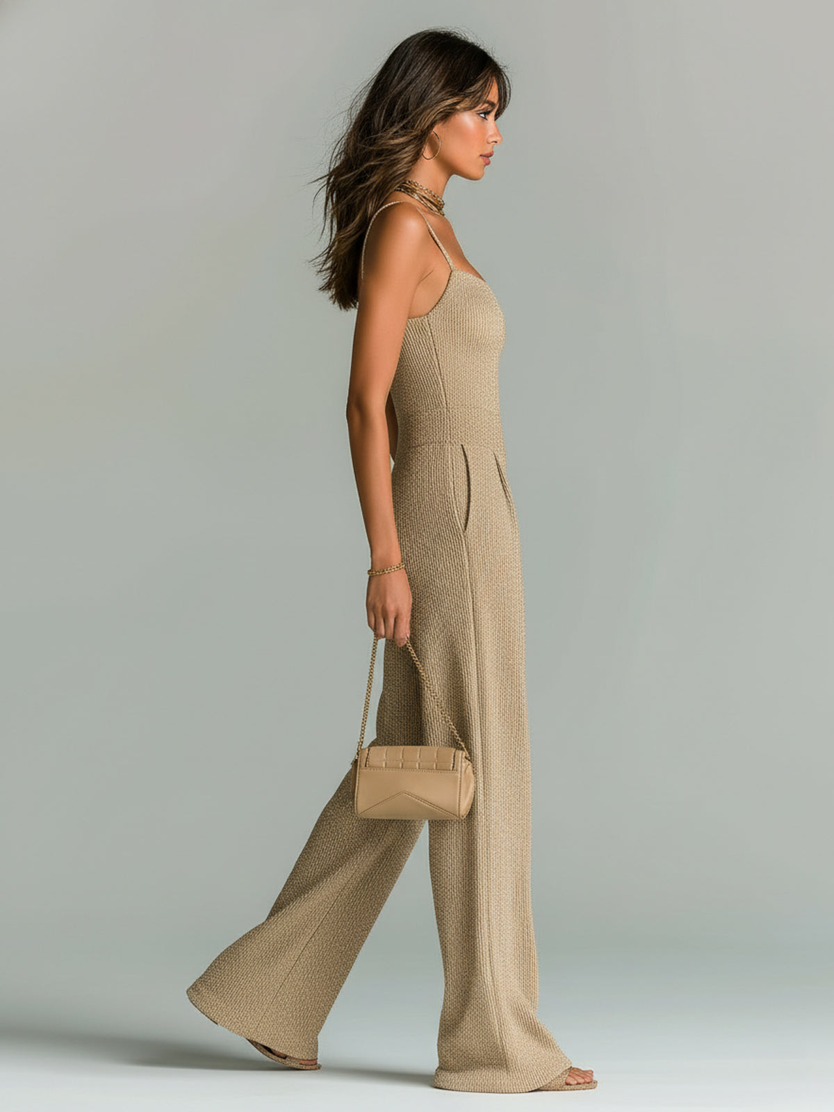 Camilla™ | Golden Grace Wide-Leg Jumpsuit