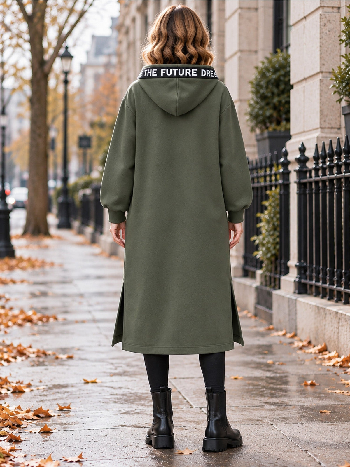 Beryl Long Hooded Zip Coat