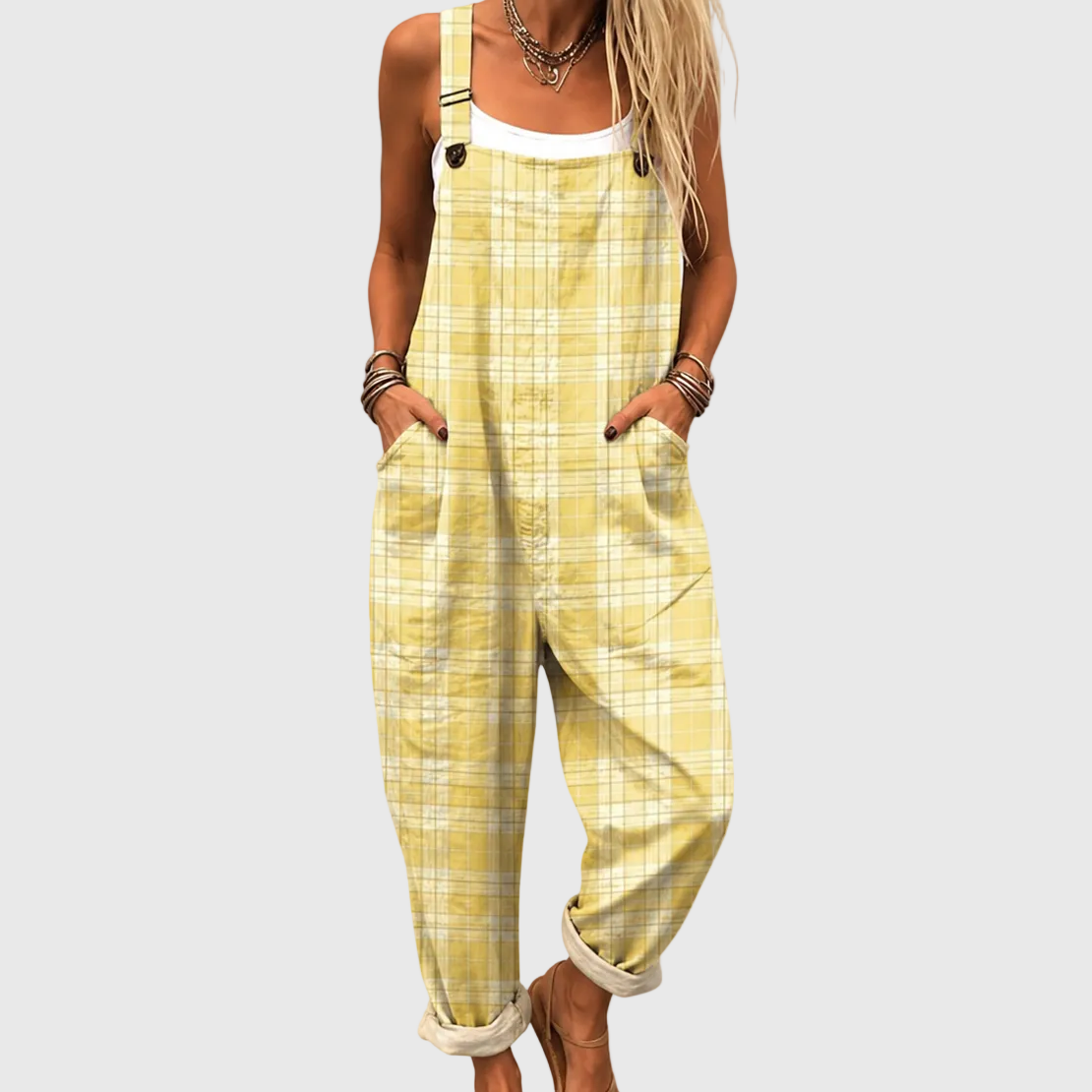 PASTEL YELLOW SCOTTISH COMFORT OVERALLS