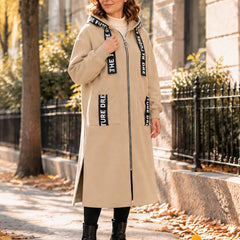 Beryl Long Hooded Zip Coat