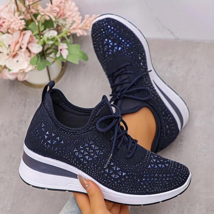 Assina | Baskets confort avec détails strass