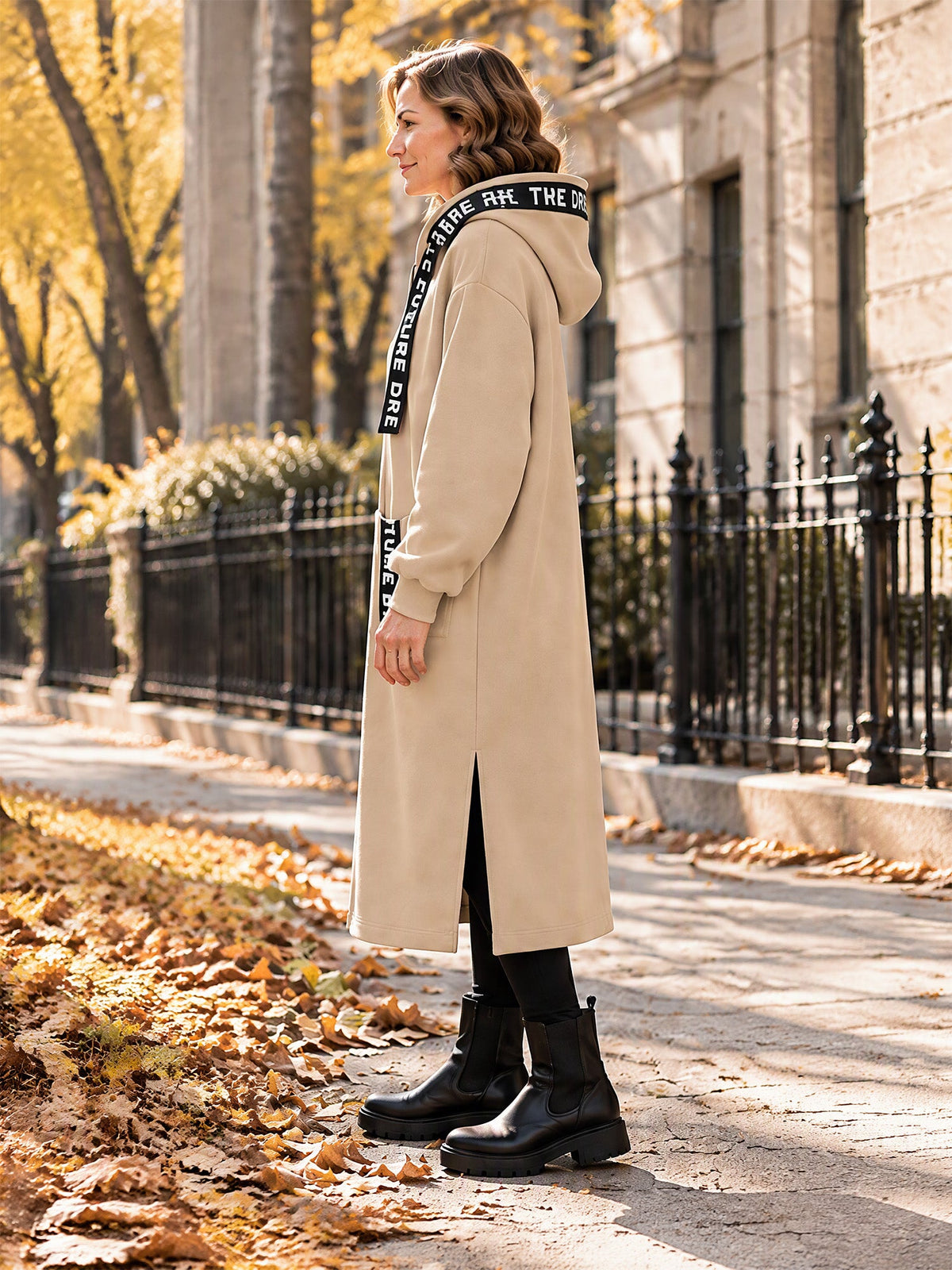 Beryl Long Hooded Zip Coat