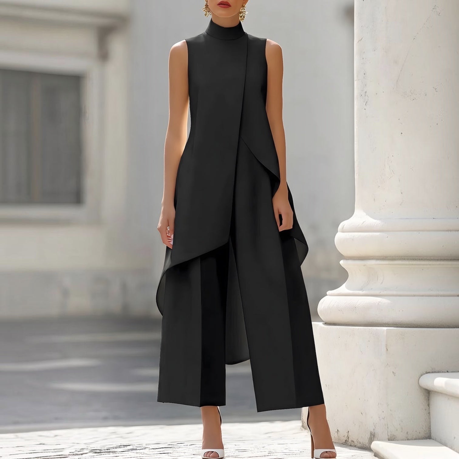 Vivienne™ | Graceful Layered Trouser Set