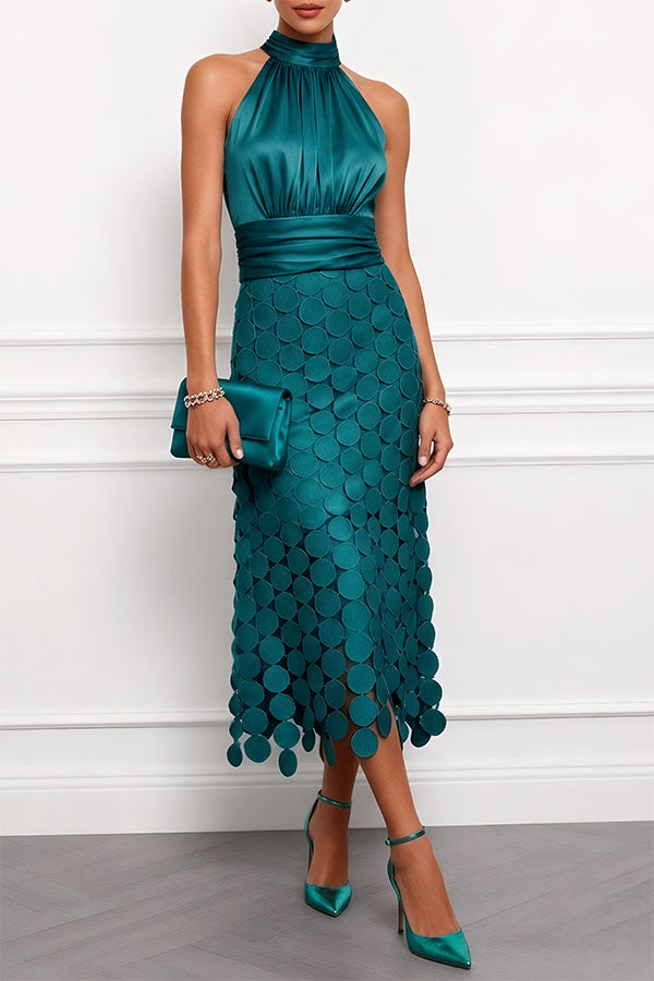 Clara | Graceful Satin Occasion Dress