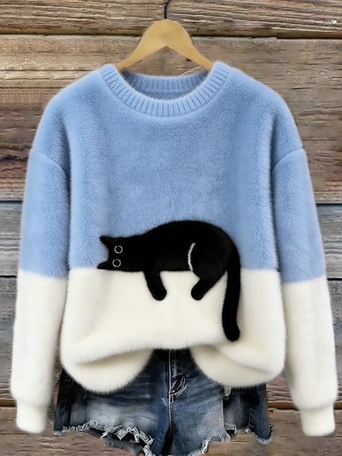 Mabel™ | Playful Cat Cosy Sweater
