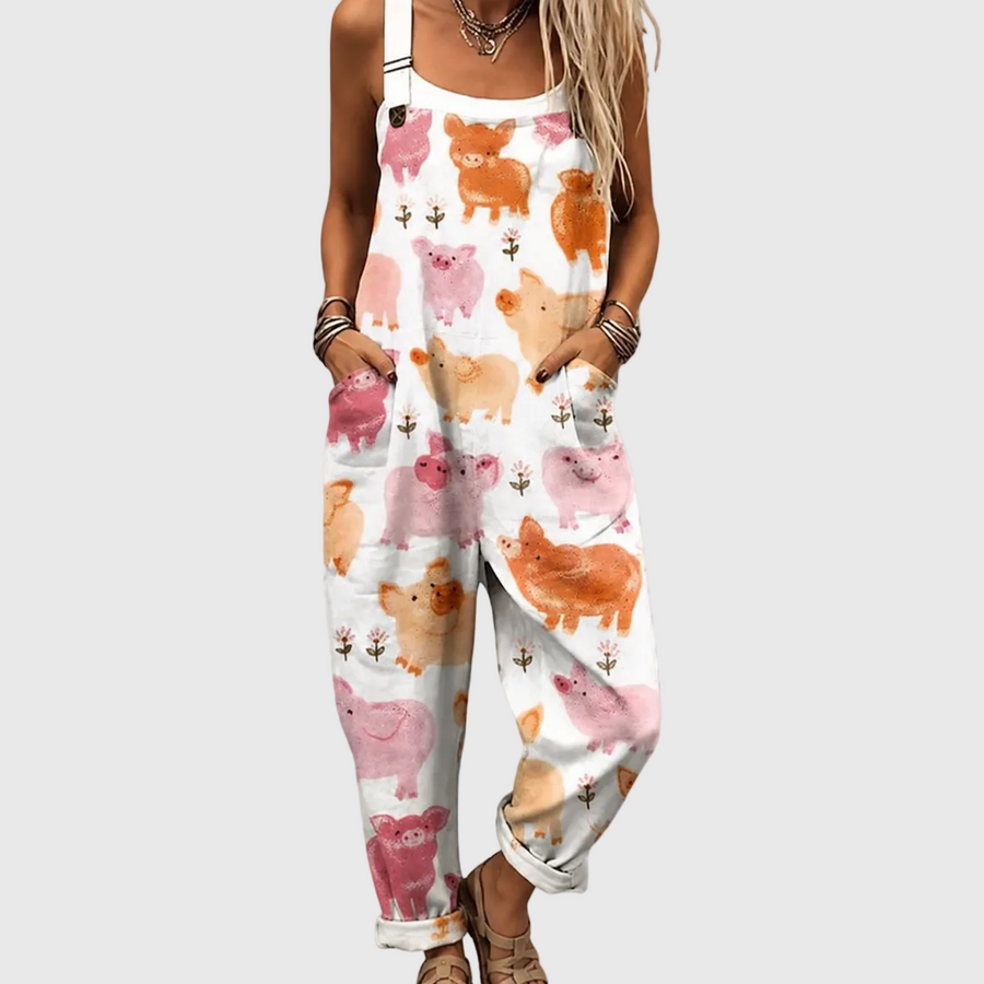 COUNTRY PIGLET JUMPSUIT