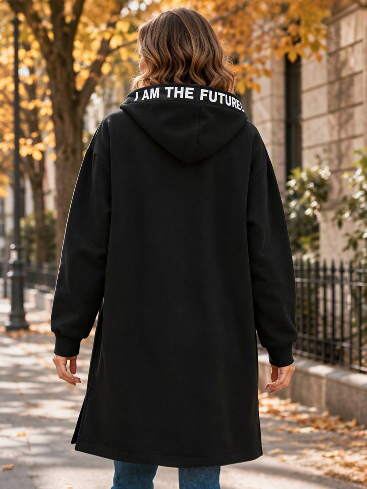 Beryl Long Hooded Zip Coat