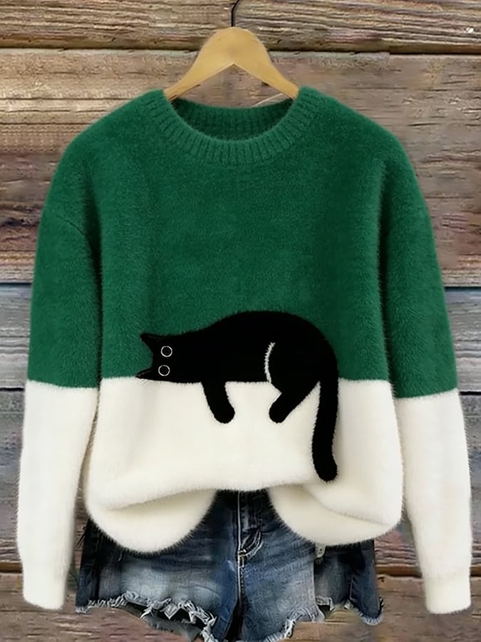 Mabel™ | Playful Cat Cosy Sweater