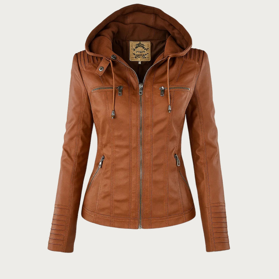 Monica | Robust and Elegant Leather Jacket