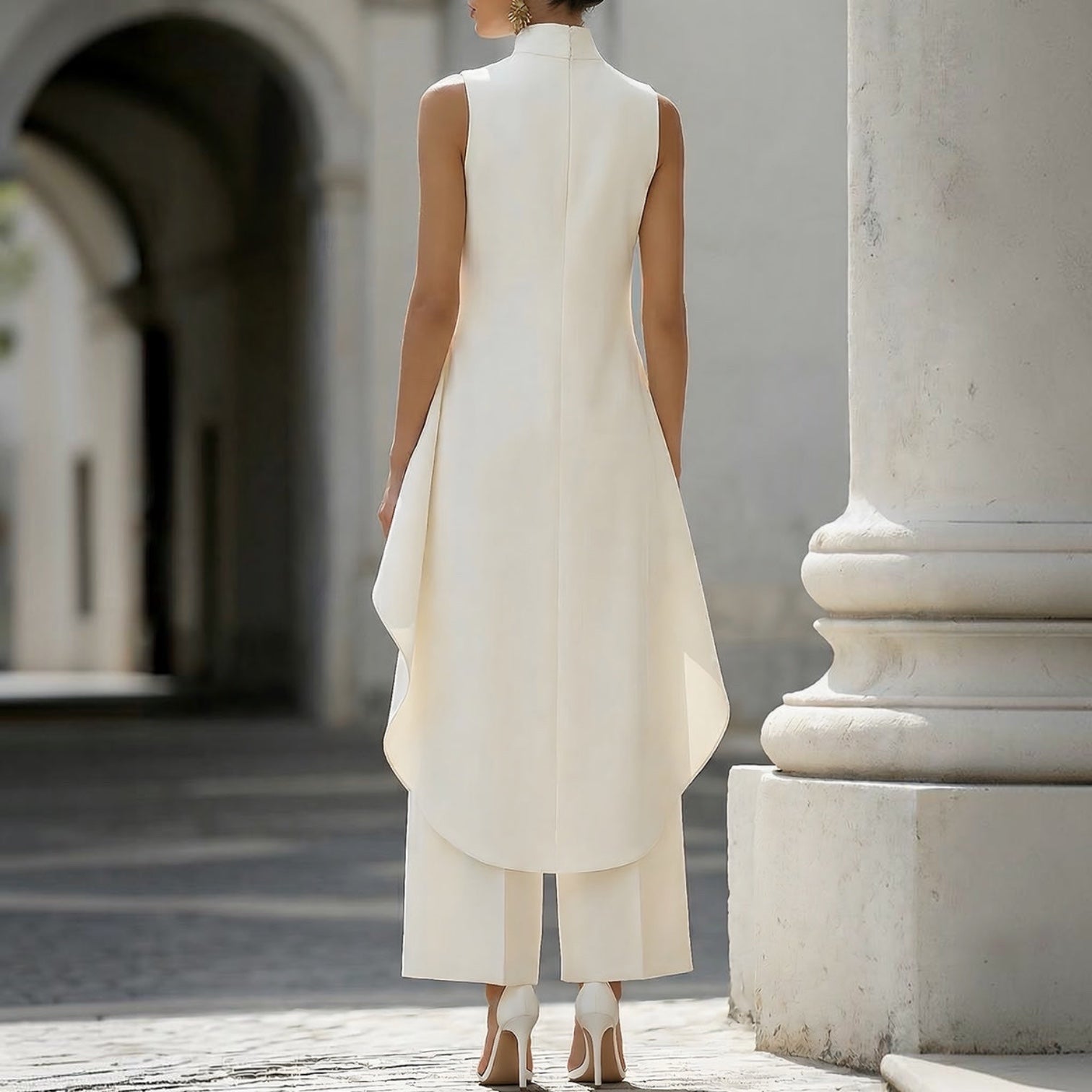Vivienne™ | Graceful Layered Trouser Set