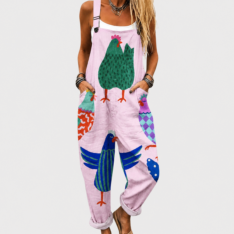 COMFORTABLE PRINTED JUMPSUIT