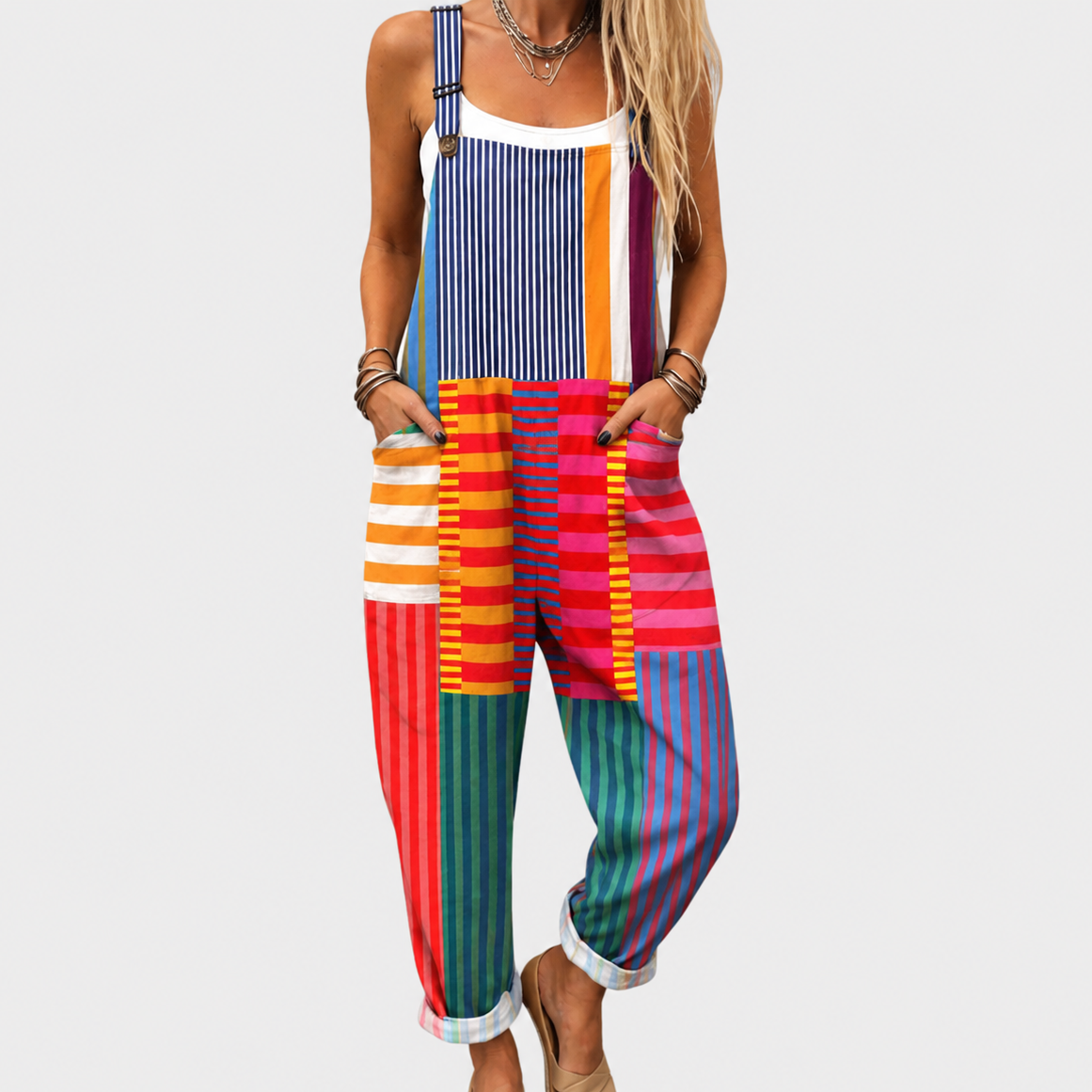 COMFORTABLE PRINTED JUMPSUIT