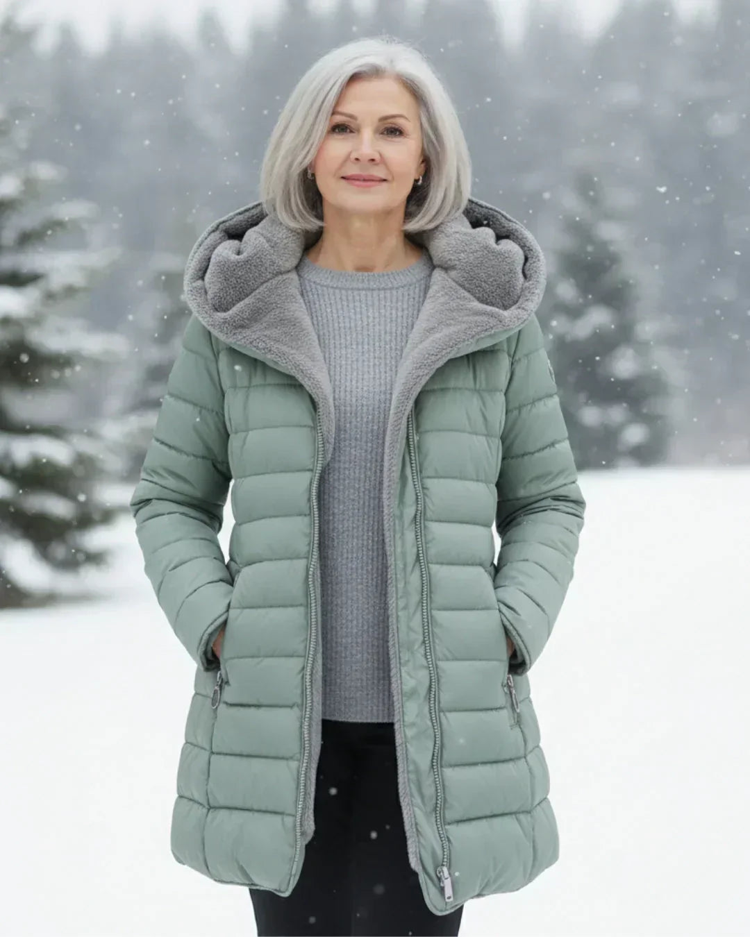 Eleanor™ | Cosy Hooded Winter Coat