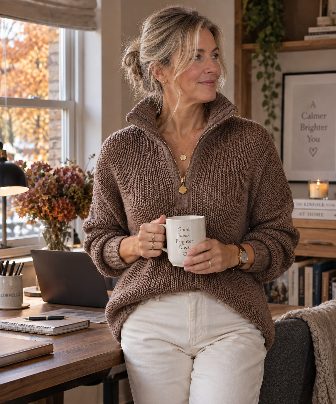 Sienna™ | Relaxed Zip-Neck Knit