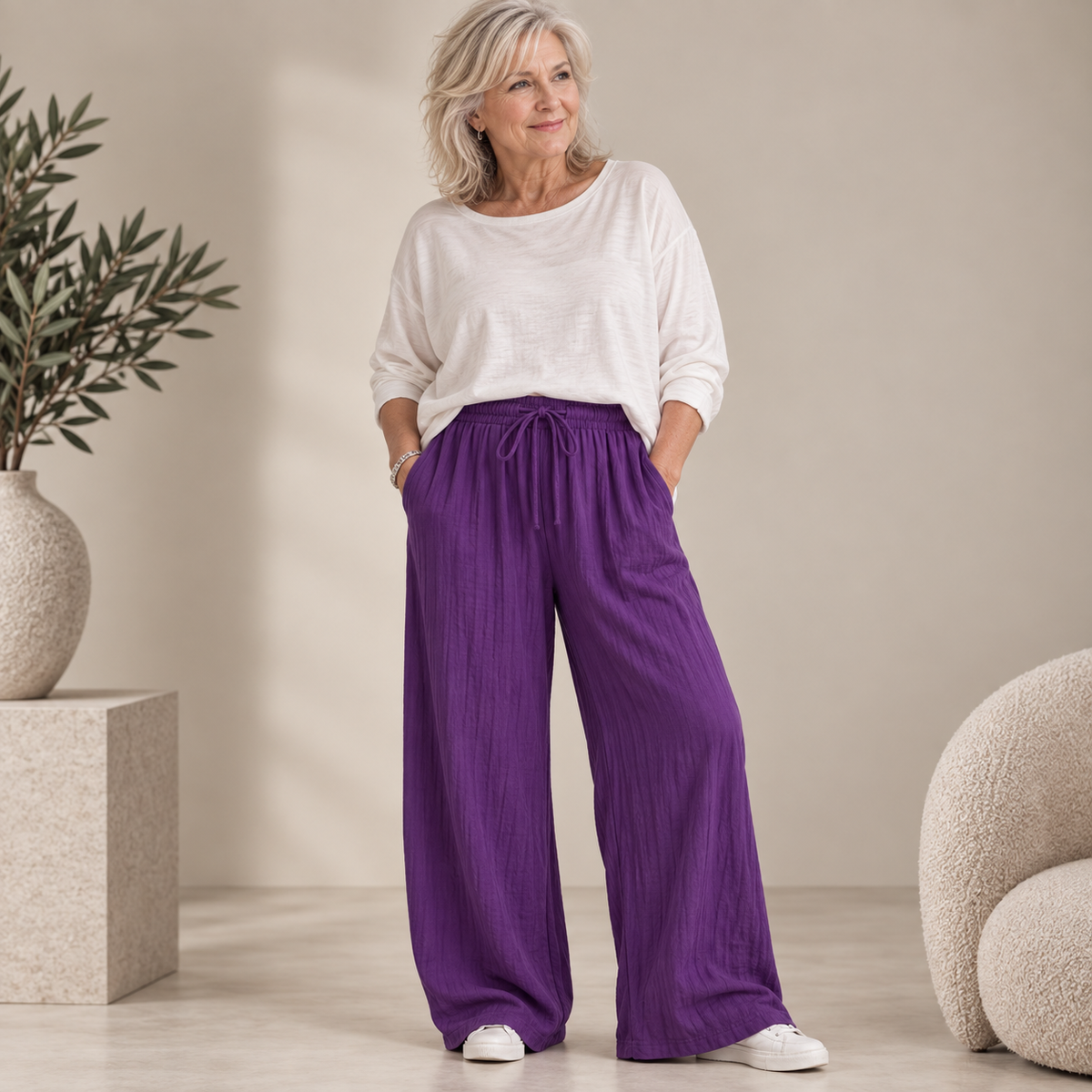 Dorothy™ | Relaxed Wide Leg Trousers