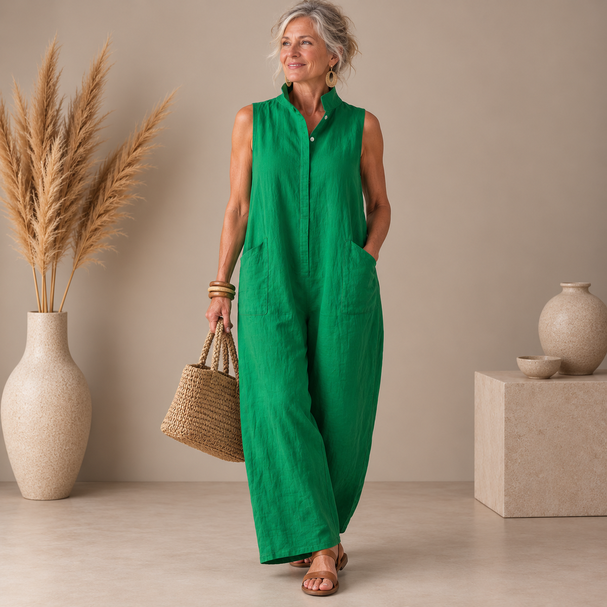 Florence™ | Relaxed Wide-Leg Jumpsuit
