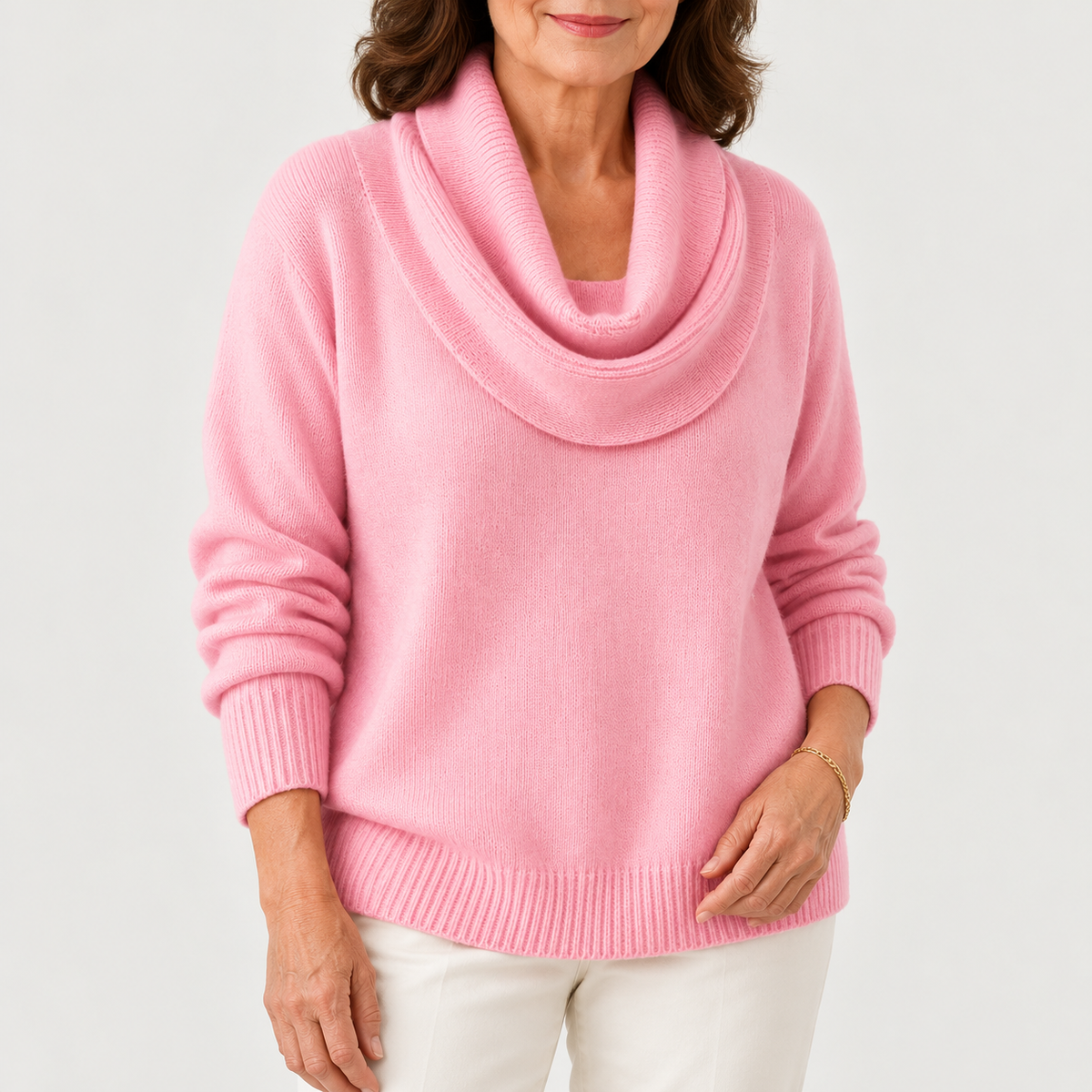 Ruth Soft Cowl Neck Knit Jumper