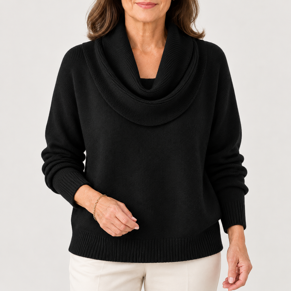 Ruth Soft Cowl Neck Knit Jumper