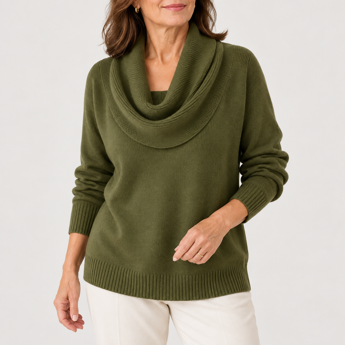 Ruth Soft Cowl Neck Knit Jumper