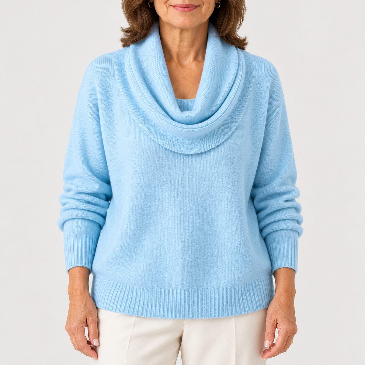 Ruth Soft Cowl Neck Knit Jumper