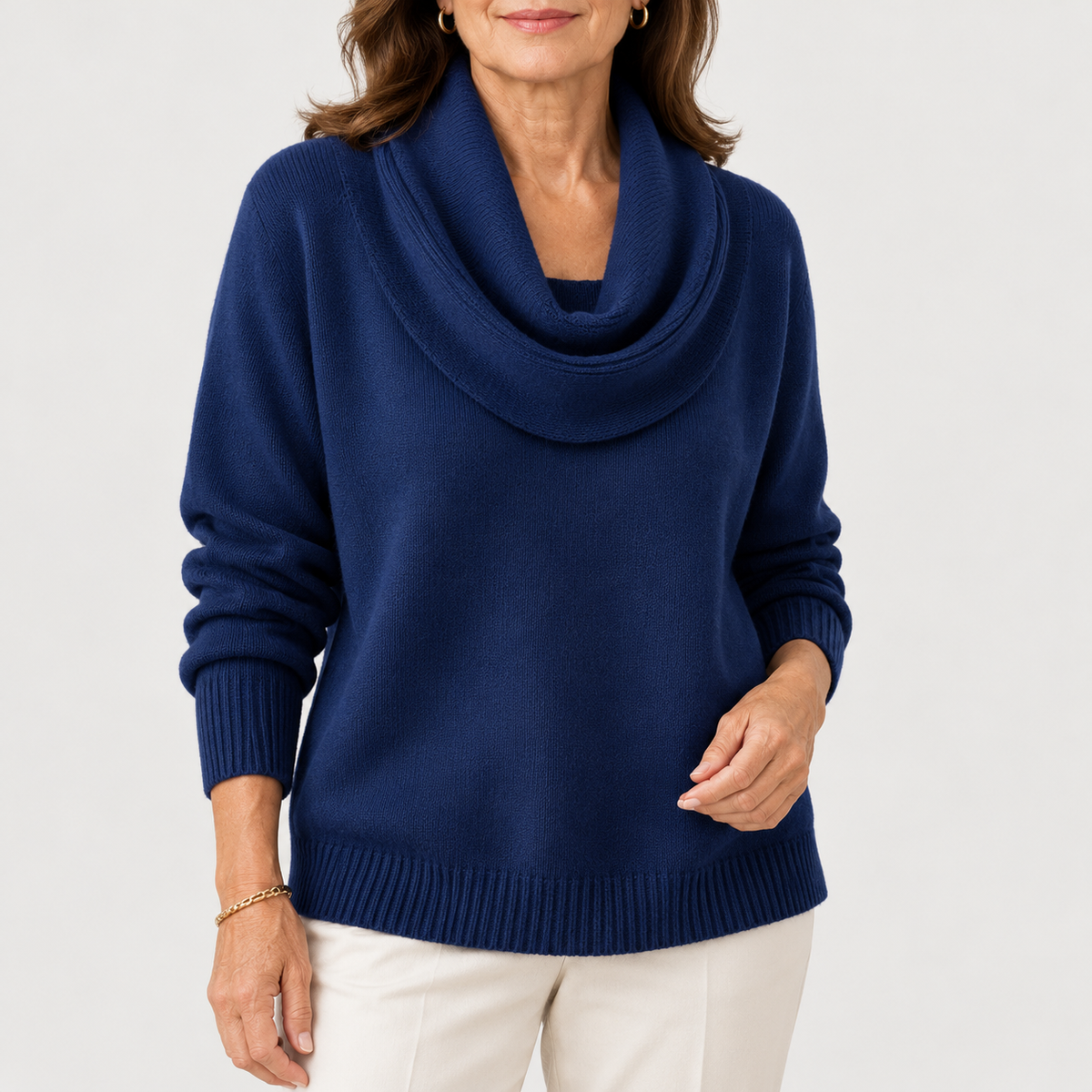 Ruth Soft Cowl Neck Knit Jumper