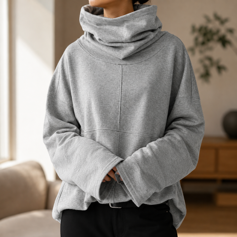 Rosemary Relaxed Cowl Neck Jumper