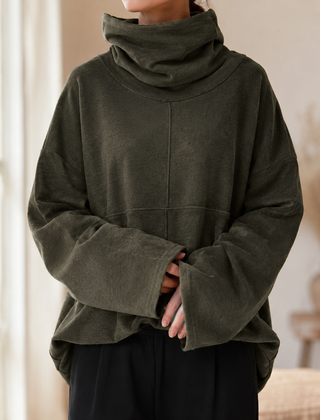 Rosemary Relaxed Cowl Neck Jumper