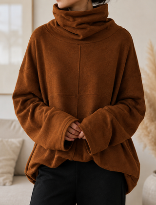 Rosemary Relaxed Cowl Neck Jumper