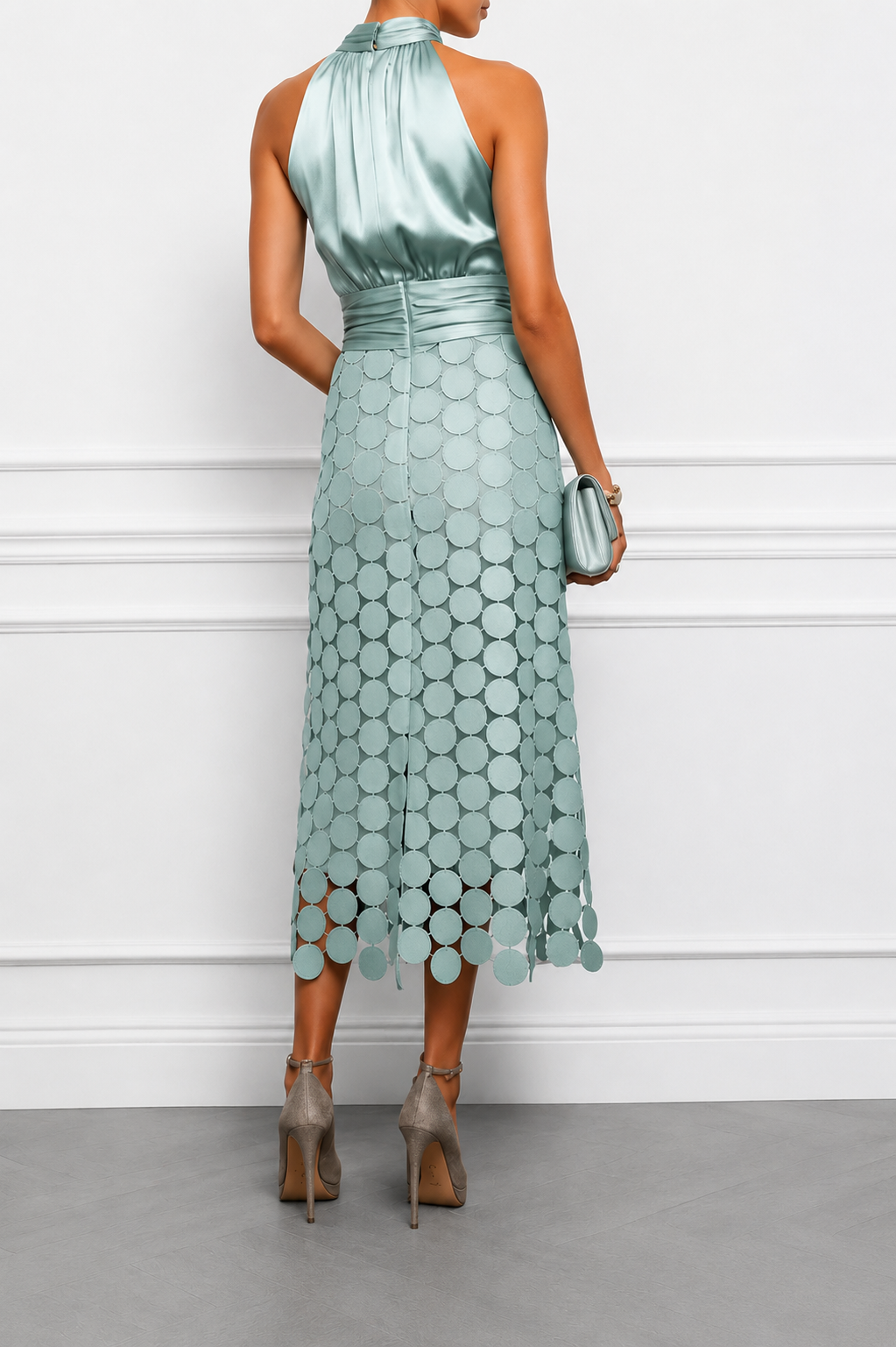 Clara | Graceful Satin Occasion Dress