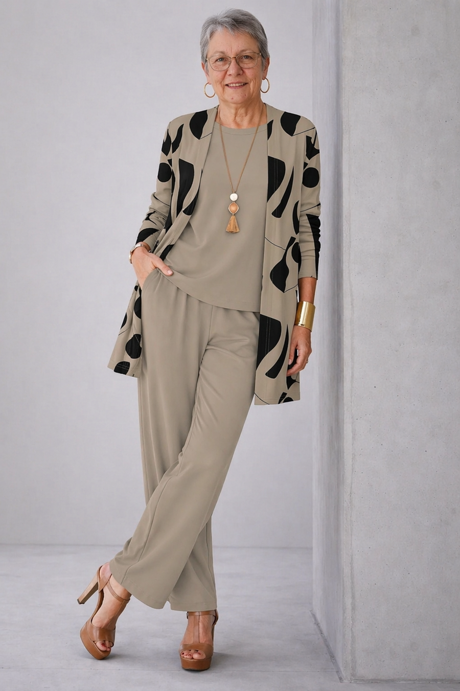 Vivienne™ | Elegant Three-Piece Trouser Set