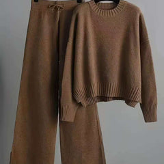 Toni Knit Jumper and Wide Leg Trouser Set