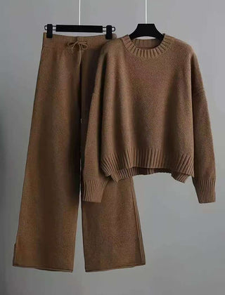 Toni Knit Jumper and Wide Leg Trouser Set