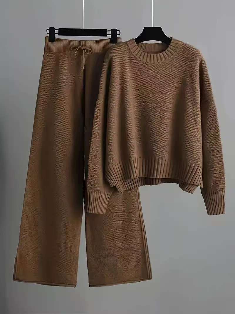 Toni Knit Jumper and Wide Leg Trouser Set