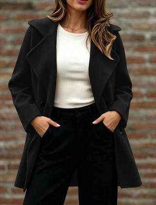 Jacqui Relaxed Double Breasted Coat