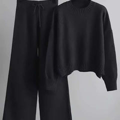 Toni Knit Jumper and Wide Leg Trouser Set
