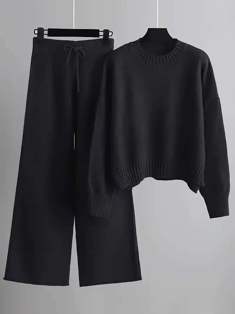 Toni Knit Jumper and Wide Leg Trouser Set