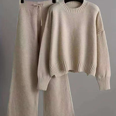 Toni Knit Jumper and Wide Leg Trouser Set